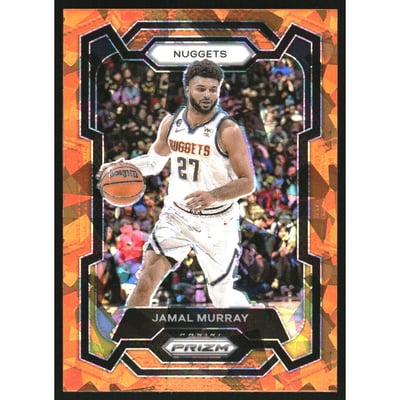 2023-24 Panini Prizm Prizms Orange Ice #37 Jamal Murray