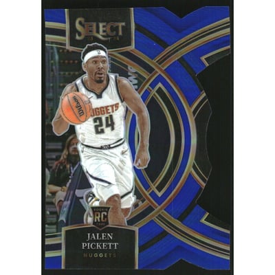 2023-24 Select Prizms Blue Die-Cut #108 Jalen Pickett
