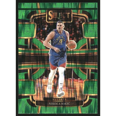 2023-24 Select Prizms Green Shock #32 Nikola Jokic