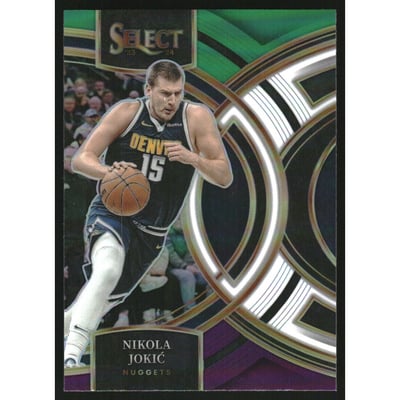 2023-24 Select Prizms Green White Purple #169 Nikola Jokic