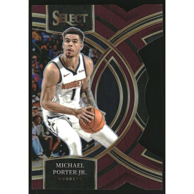 2023-24 Select Prizms Maroon Die-Cut #178 Michael Porter Jr.