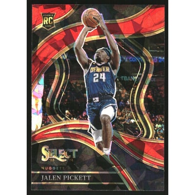 2023-24 Select Prizms Red Cracked Ice #281 Jalen Pickett