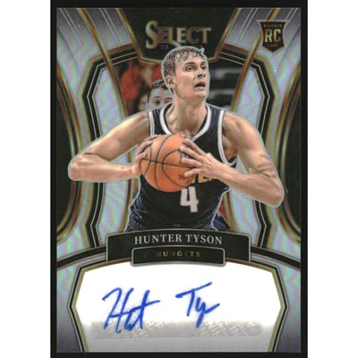 2023-24 Select Rookie Signatures #24 Hunter Tyson/249