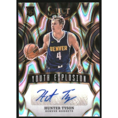 2023-24 Select Youth Explosion Signatures Tectonic Prizms #24 Hunter Tyson