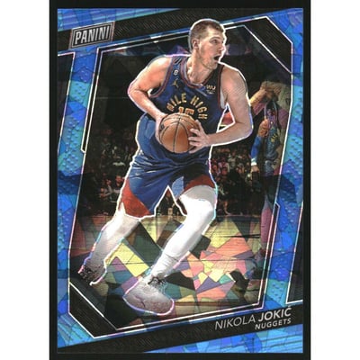 2023 Panini National Convention VIP Gold Packs Blue Sparkle #39 Nikola Jokic