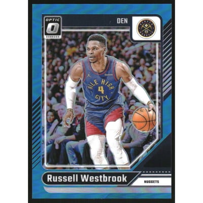 2024-25 Donruss Optic Aqua #15 Russell Westbrook