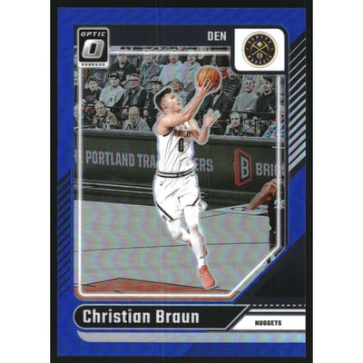 2024-25 Donruss Optic Blue #101 Christian Braun