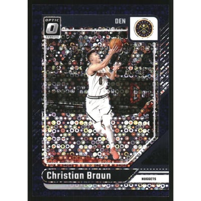 2024-25 Donruss Optic Fast Break Purple #101 Christian Braun