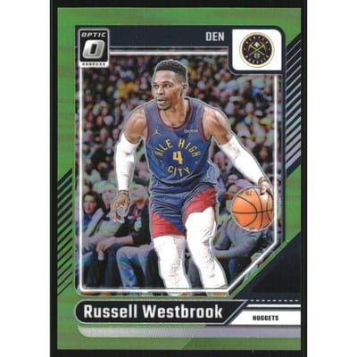 2024-25 Donruss Optic Lime Green #15 Russell Westbrook