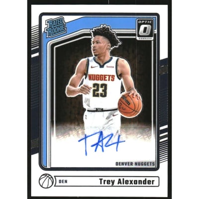 2024-25 Donruss Optic #321 Trey Alexander RR AU RC