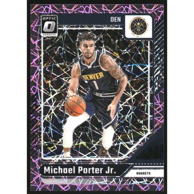 2024-25 Donruss Optic Pink Velocity #13 Michael Porter Jr.
