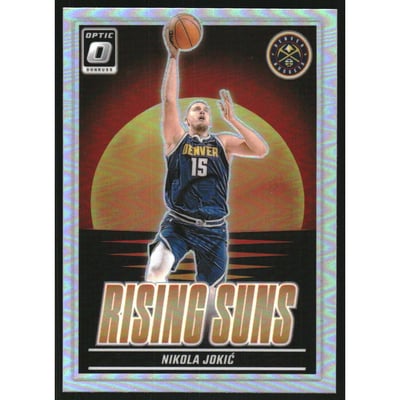 2024-25 Donruss Optic Rising Suns Holo #7 Nikola Jokic