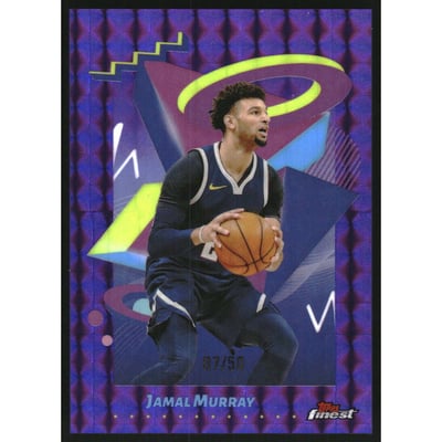 2024-25 Finest Purple Geometric Refractors #224 Jamal Murray R