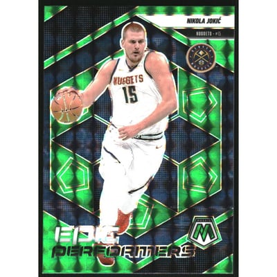 2024-25 Panini Mosaic Epic Performers Mosaic Green #8 Nikola Jokic