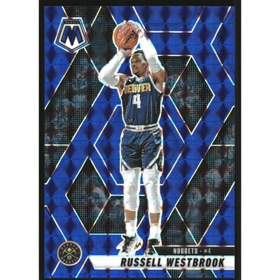 2024-25 Panini Mosaic Mosaic Blue #167 Russell Westbrook