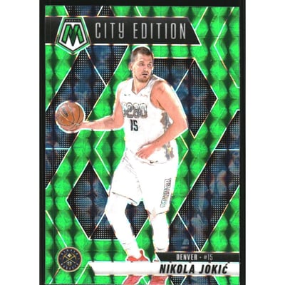 2024-25 Panini Mosaic Mosaic Green #275 Nikola Jokic/City Edition
