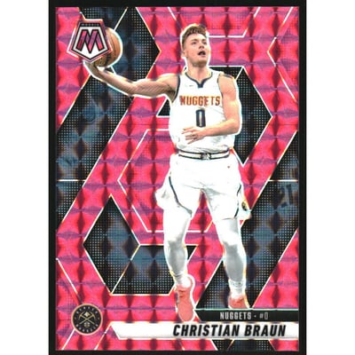 2024-25 Panini Mosaic Mosaic Pink #141 Christian Braun