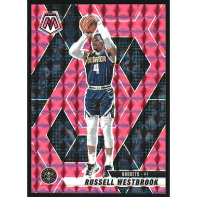 2024-25 Panini Mosaic Mosaic Pink #167 Russell Westbrook