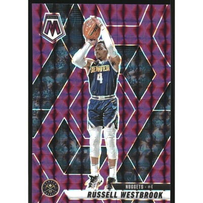 2024-25 Panini Mosaic Mosaic Purple #167 Russell Westbrook