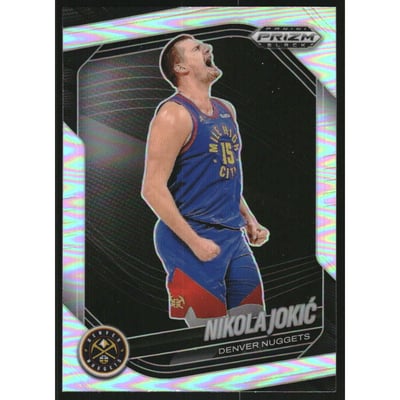 2024-25 Panini Prizm Black Prizms Silver #43 Nikola Jokic