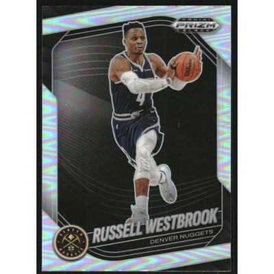2024-25 Panini Prizm Black Prizms Silver #54 Russell Westbrook
