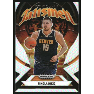 2024-25 Panini Prizm Black Talismen Prizms Silver #9 Nikola Jokic
