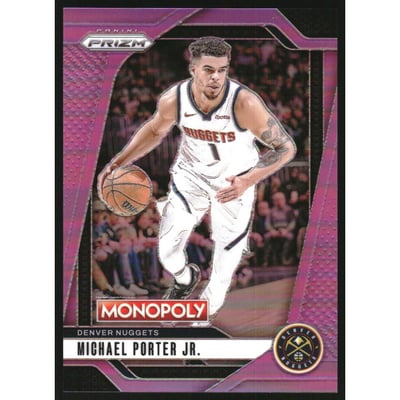 2024-25 Panini Prizm Monopoly Pink #56 Michael Porter Jr.