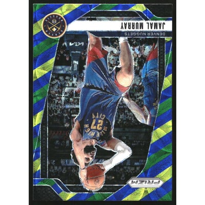2024-25 Panini Prizm Prizms Choice Blue Yellow and Green #2 Jamal Murray