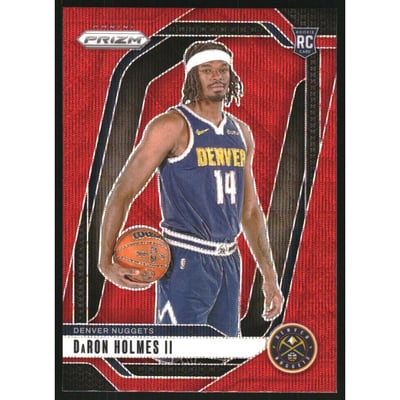 2024-25 Panini Prizm Prizms Ruby Wave #235 DaRon Holmes II