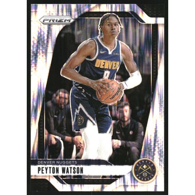 2024-25 Panini Prizm Prizms Skewed #133 Peyton Watson