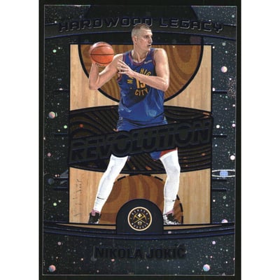 2024-25 Panini Revolution Hardwood Legacy Blue Cosmo #7 Nikola Jokic