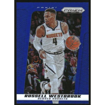 2024-25 Prizm Deca Prizms Blue #5 Russell Westbrook