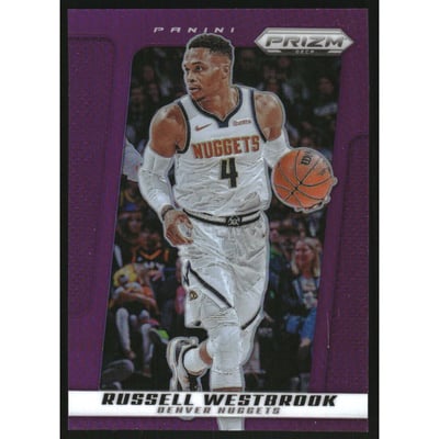 2024-25 Prizm Deca Prizms Purple #5 Russell Westbrook