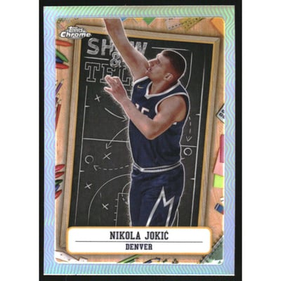 2024-25 Topps Chrome Show and Tell Refractors #ST2 Nikola Jokic