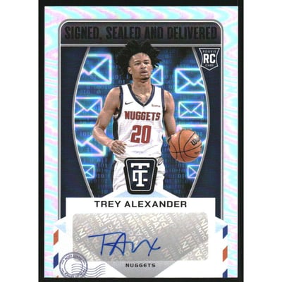 2024-25 Totally Certified Signed Sealed and Delivered #17 Trey Alexander