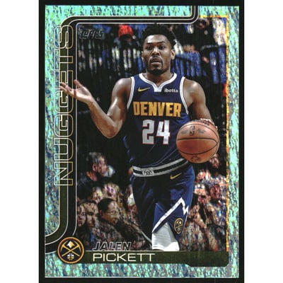 2025-26 Topps Aqua Holo Foil #107 Jalen Pickett