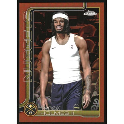 2025-26 Topps Chrome Orange Refractors #75 DaRon Holmes II
