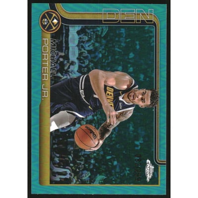 2025-26 Topps Chrome Teal Refractors #31 Michael Porter Jr.