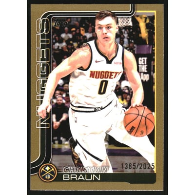 2025-26 Topps Gold #102 Christian Braun