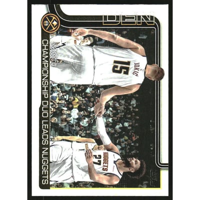 2025-26 Topps Rainbow Foilboard #286 5280!/Nikola Jokic/Jamal Murray