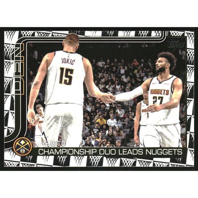 2025-26 Topps Season Tip Off #286 5280!/Nikola Jokic/Jamal Murray