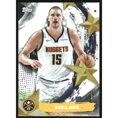 2025-26 Topps Stars of the NBA Rainbow Foilboard #SA1 Nikola Jokic