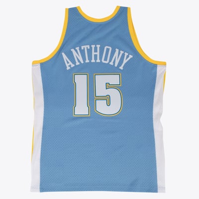 Carmelo Anthony Denver Nuggets 2003-04 Mitchell & Ness Blue Hardwood Classics Road Swingman Jersey