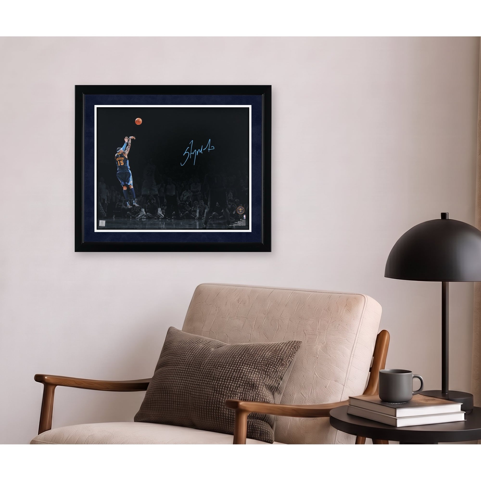 Carmelo Anthony Denver Nuggets Autographed 16" x 20" Game Winning Shot Vs. Cleveland Cavaliers Spotlight Photograph