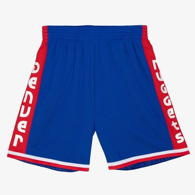 Denver Nuggets Mitchell & Ness 1975 Dark Shorts - Royal Blue - Mens