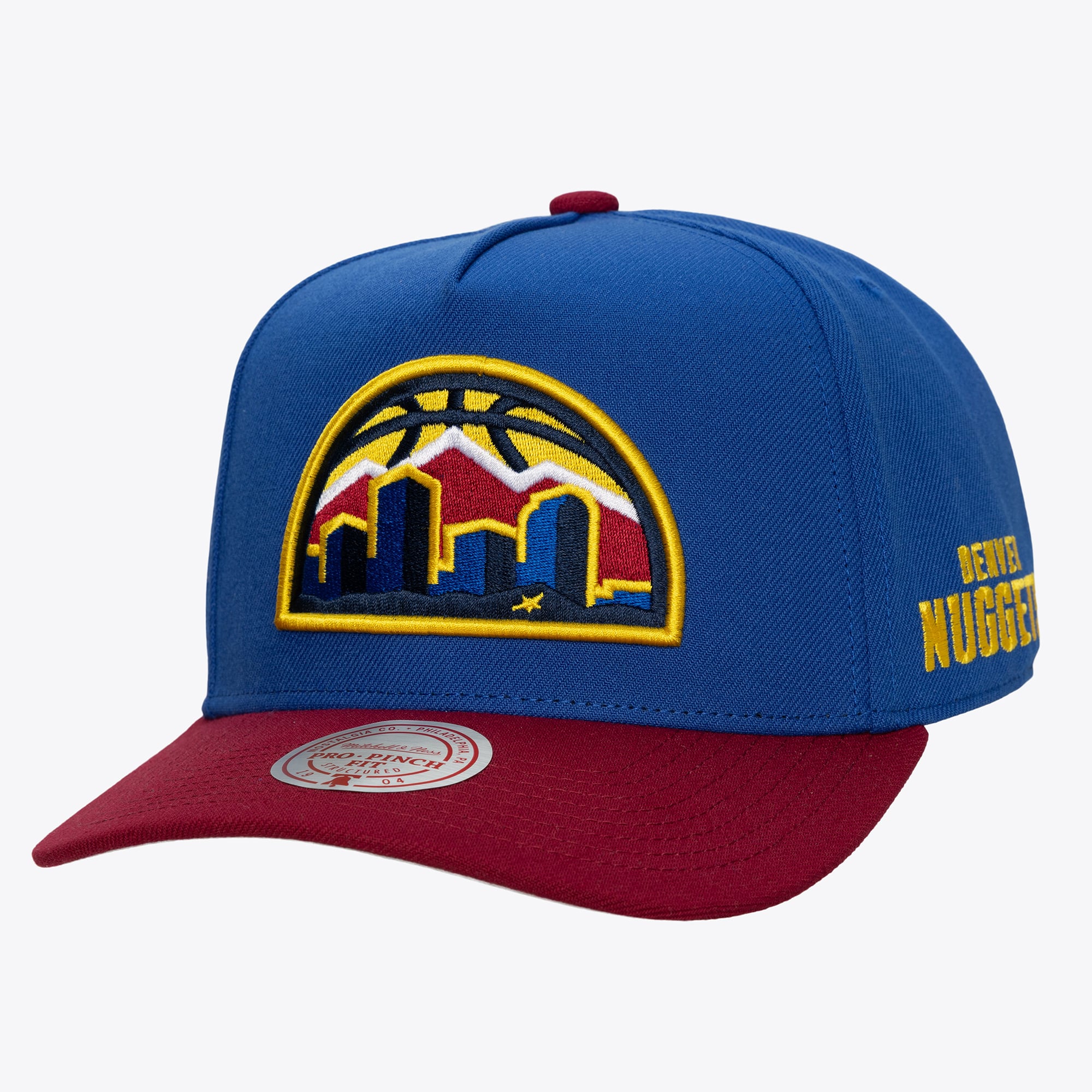 Denver Nuggets Royal/ Legendary Away Pro Pinch Snapback Hat