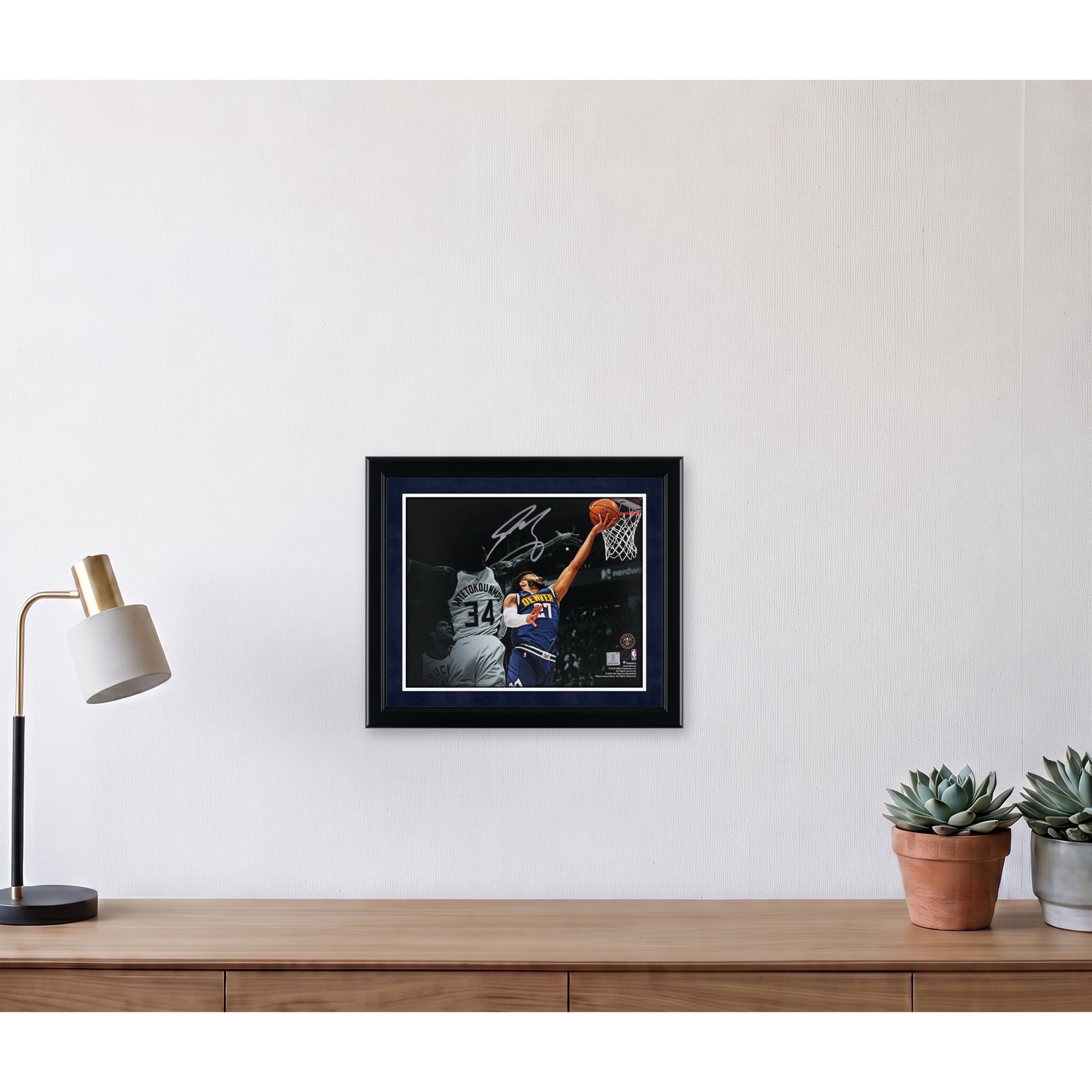 Jamal Murray Denver Nuggets Autographed 11" x 14" Layup vs. Milwaukee Bucks Spotlight Photograph