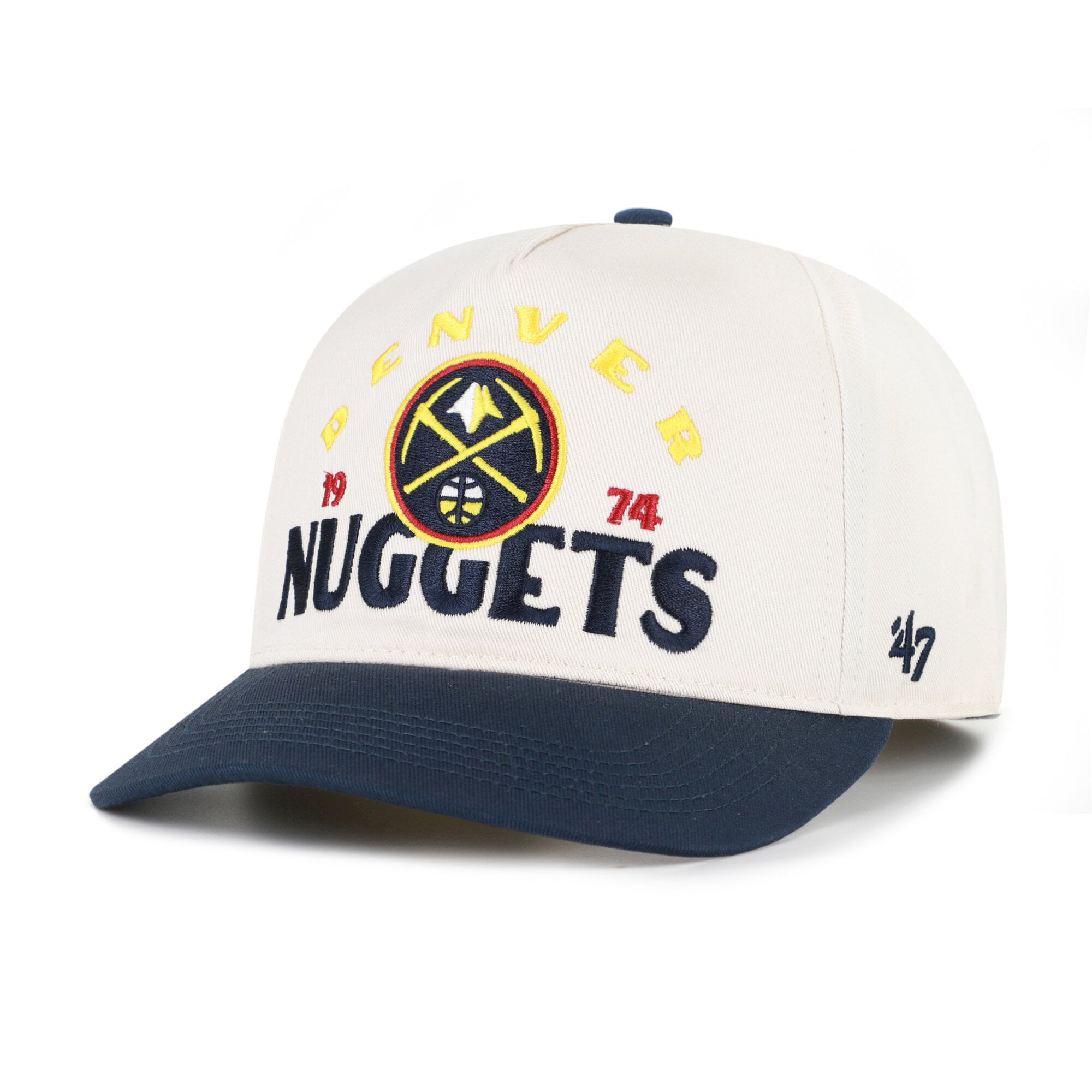 Casquette ajustable Arcitext Hitch Denver Nuggets '47 Natural pour homme
