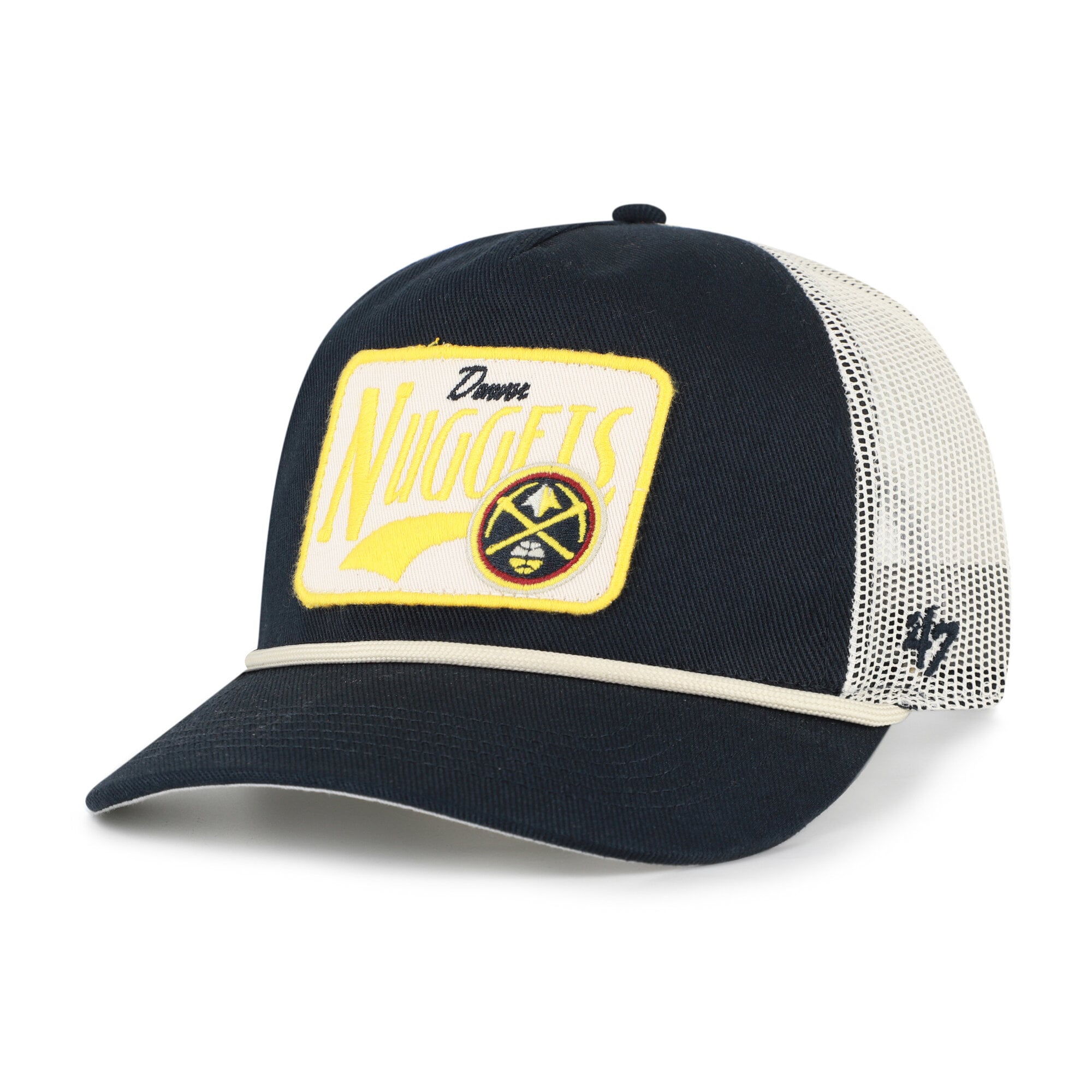Men's Denver Nuggets '47 Navy Emmett Heavy Twill Trucker Hitch Adjustable Hat