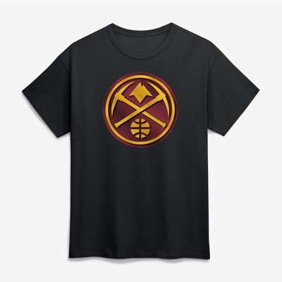 Denver Nuggets Big & Tall Forged Mascot T-Shirt - Black